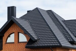 Ottawa Roofing. Roof Of A New Home. Roof Covering With metal roofing.